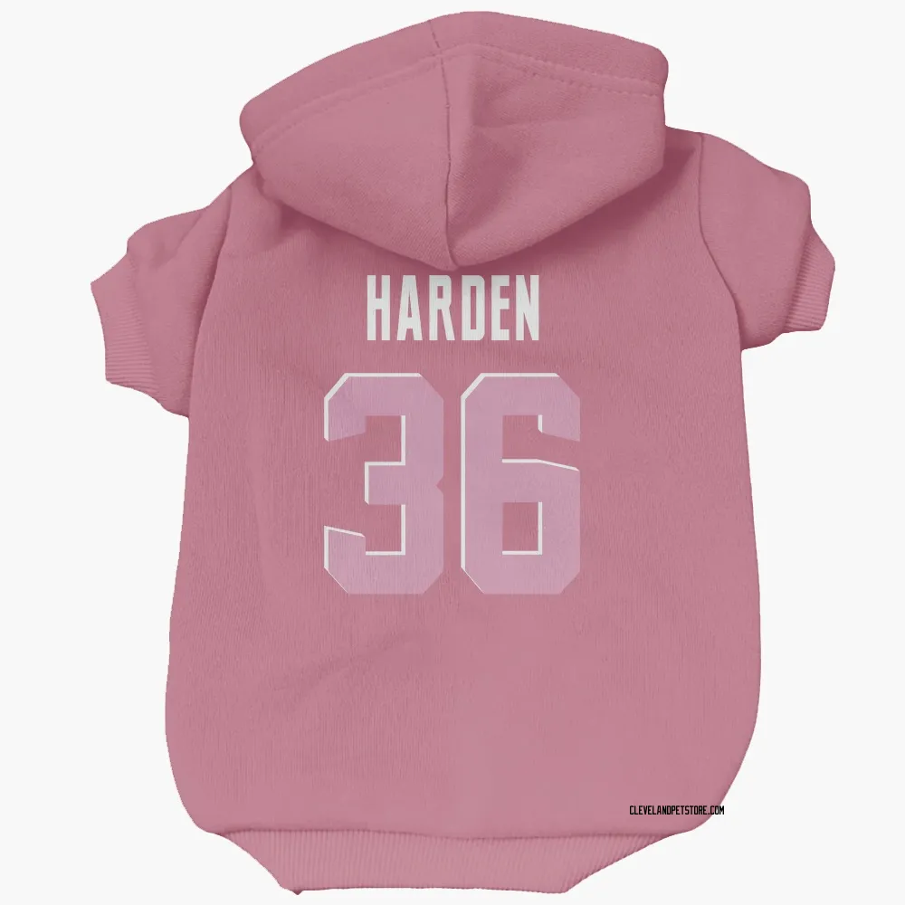Cleveland Browns T.J. Harden Pink Pet Hoodie for Dog & Cat