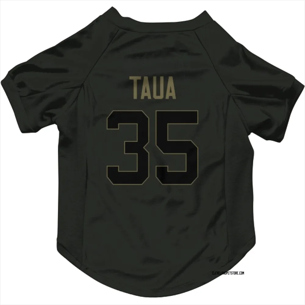 Cleveland Browns Toa Taua Black Service Pet Jersey for Dog & Cat