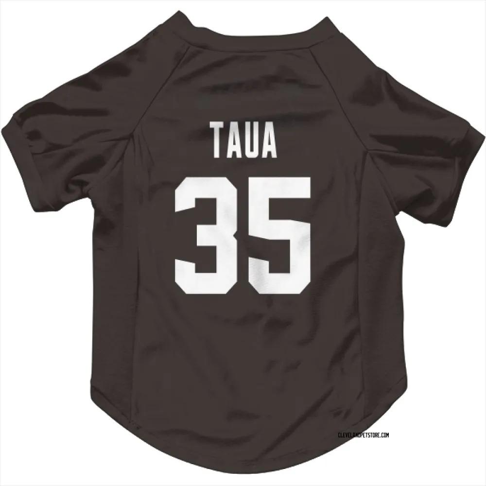 Cleveland Browns Toa Taua Brown Pet Jersey for Dog & Cat