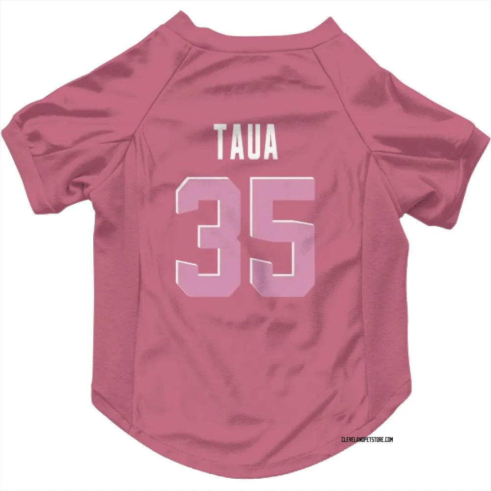 Cleveland Browns Toa Taua Pink Pet Jersey for Dog & Cat