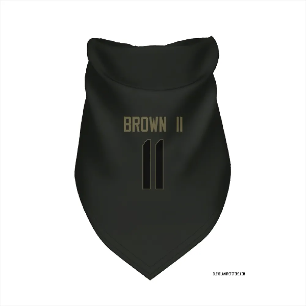 Cleveland Browns Tony Brown II Black Service Pet Bandana for Dog & Cat
