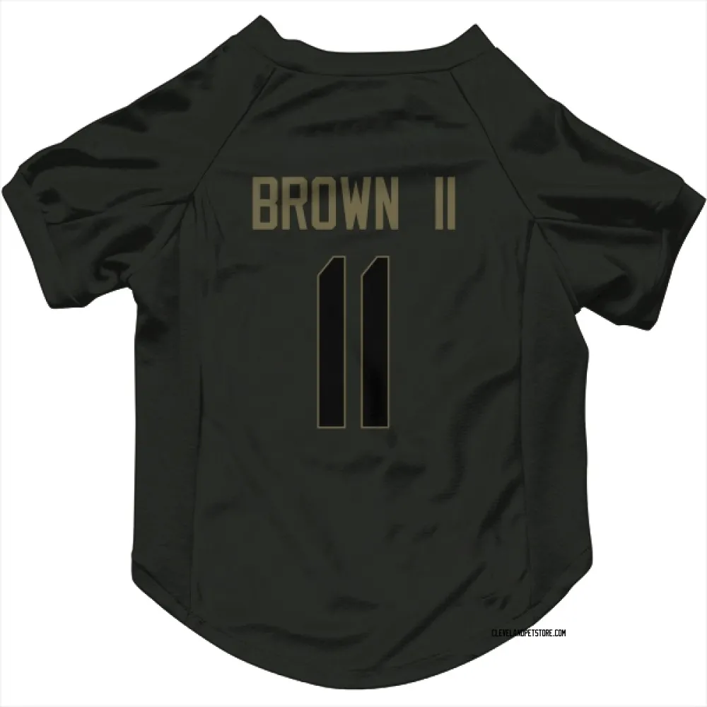 Cleveland Browns Tony Brown II Black Service Pet Jersey for Dog & Cat