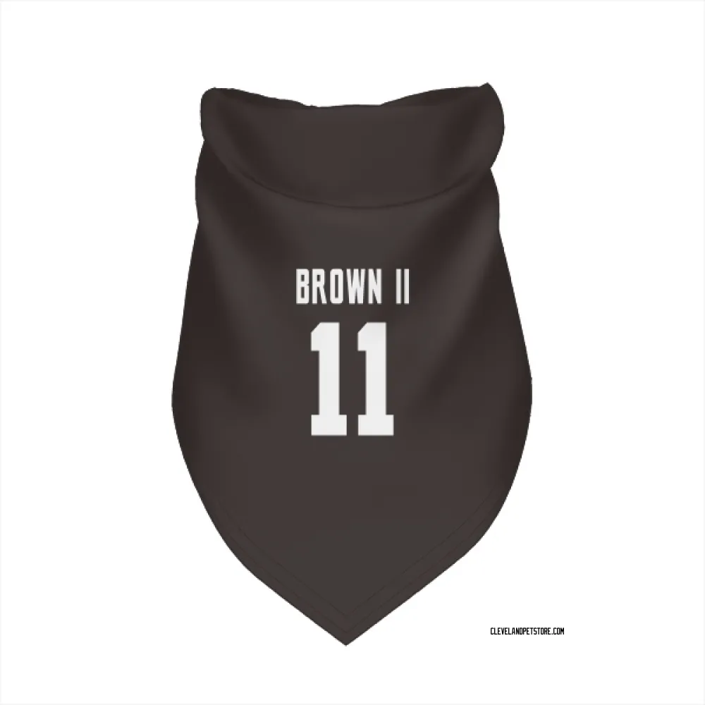 Cleveland Browns Tony Brown II Brown Pet Bandana for Dog & Cat