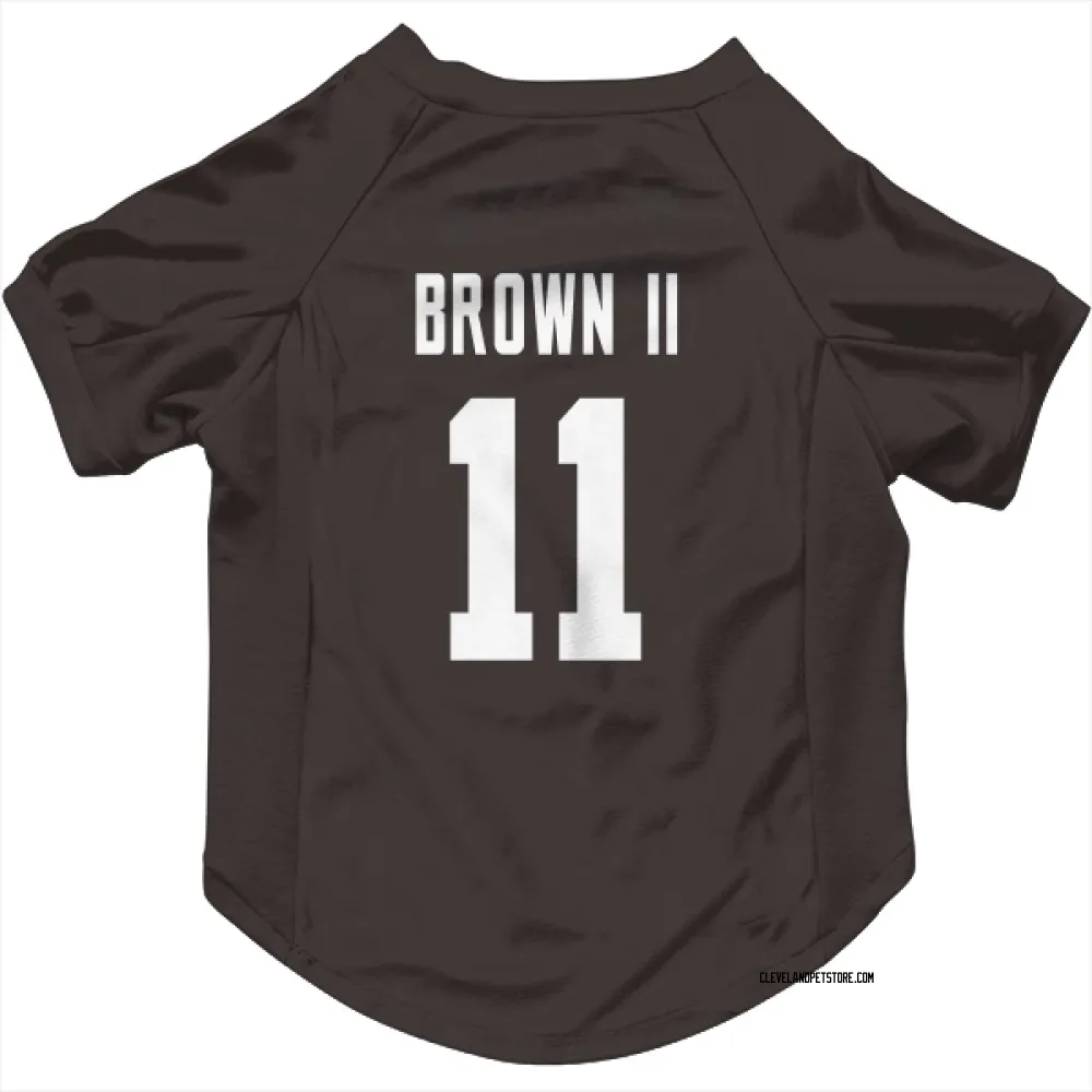 Cleveland Browns Tony Brown II Brown Pet Jersey for Dog & Cat