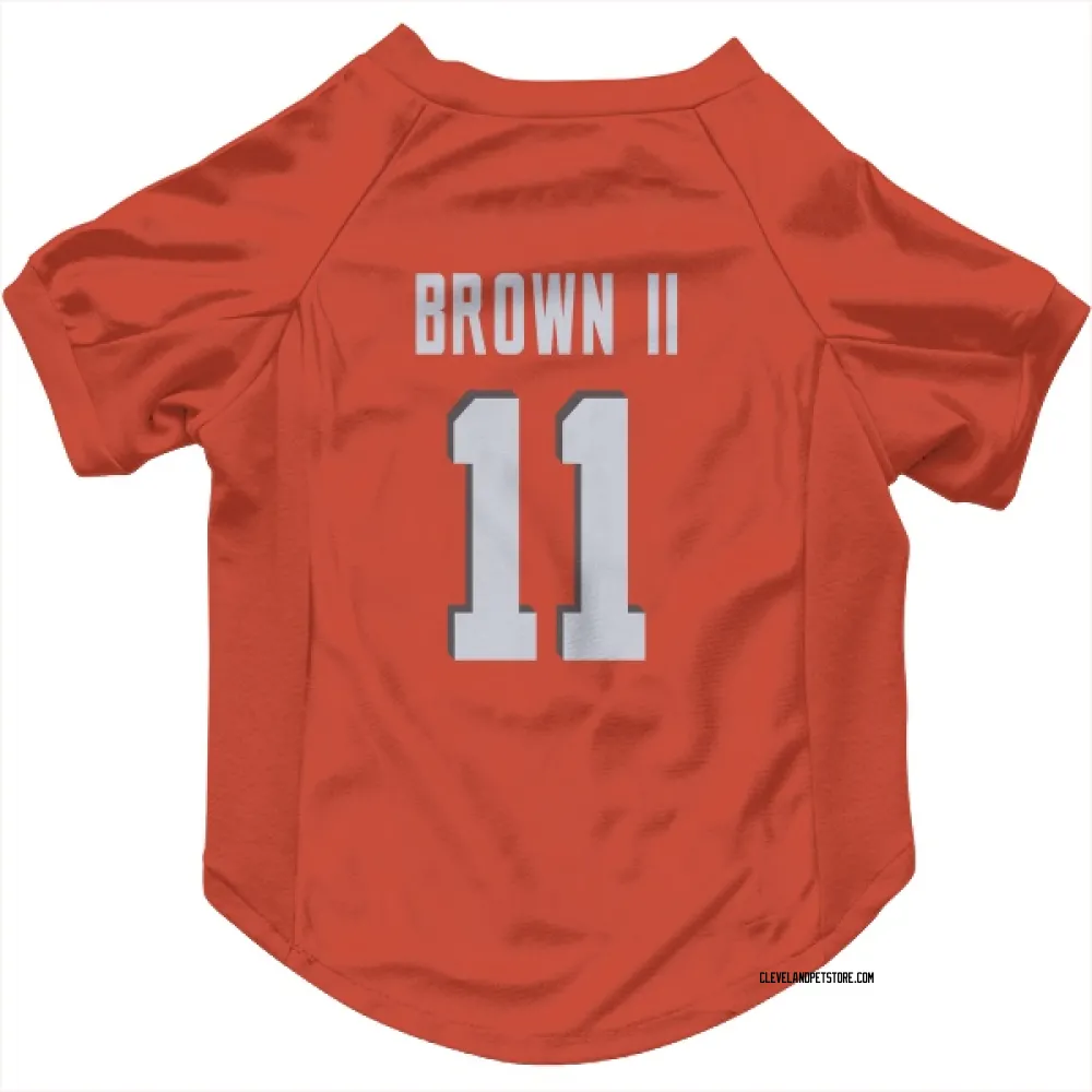 Cleveland Browns Tony Brown II Orange Pet Jersey for Dog & Cat