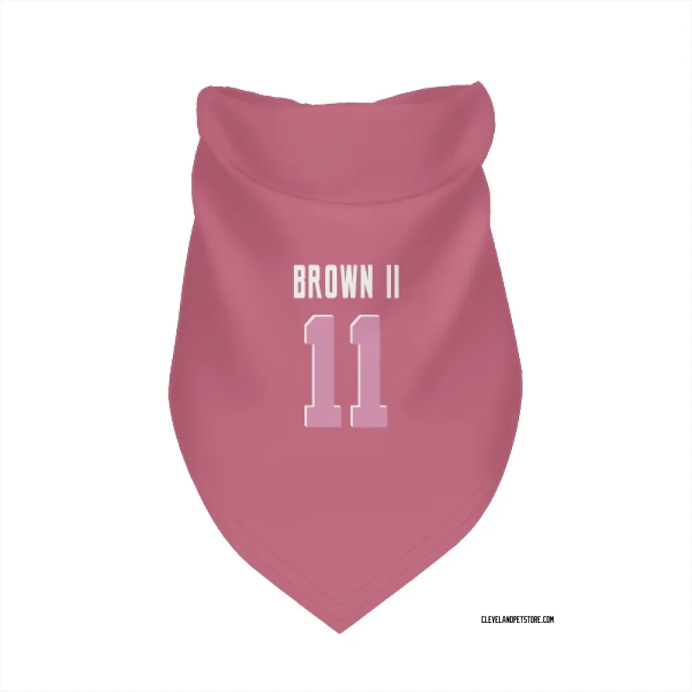 Cleveland Browns Tony Brown II Pink Pet Bandana for Dog & Cat