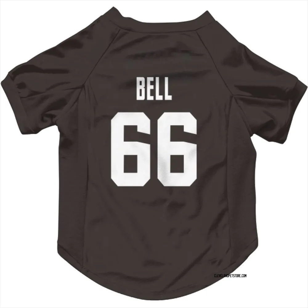 Cleveland Browns Travis Bell Brown Pet Jersey for Dog & Cat