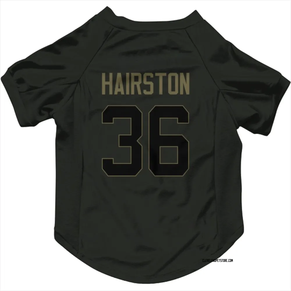Cleveland Browns Troy Hairston Black Service Pet Jersey for Dog & Cat