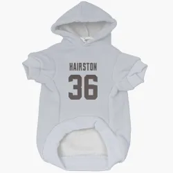 Cleveland Browns Troy Hairston White Pet Hoodie for Dog & Cat