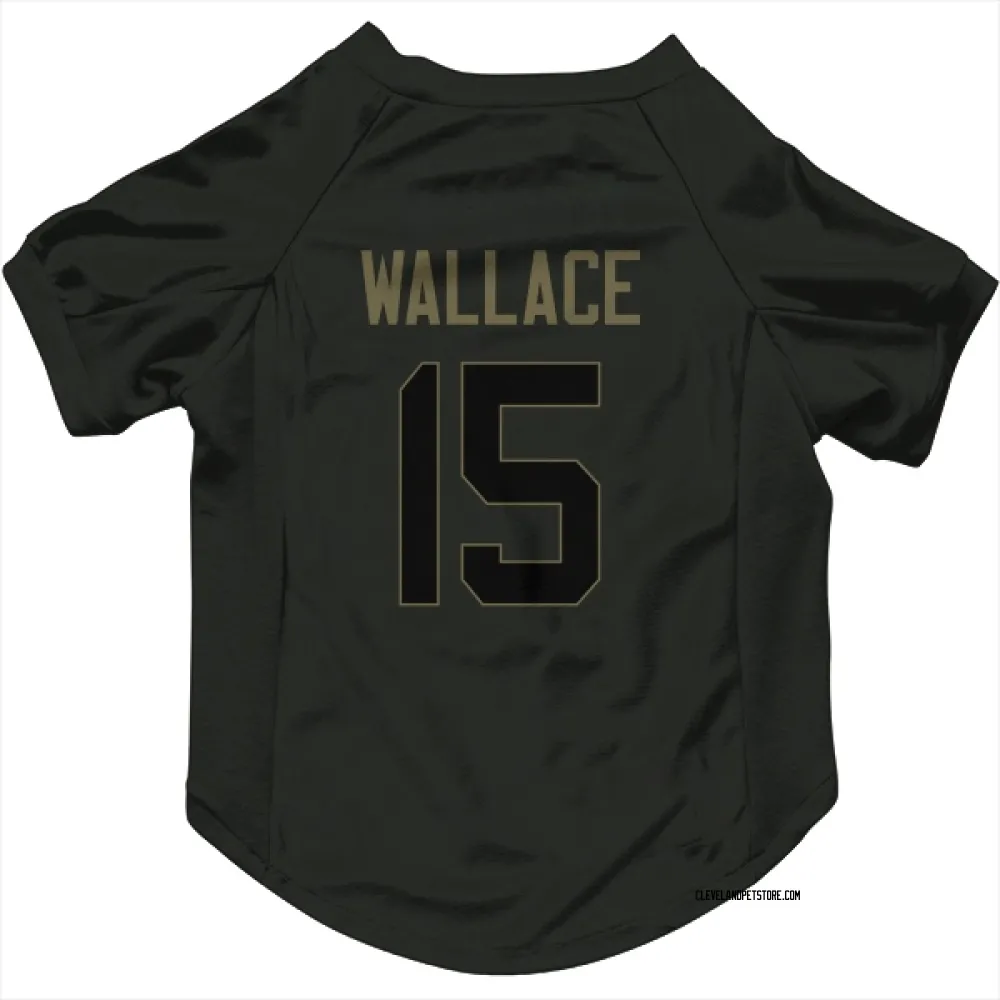 Cleveland Browns Tylan Wallace Black Service Pet Jersey for Dog & Cat