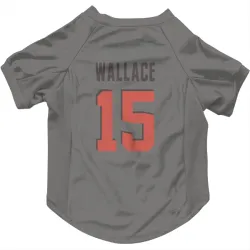 Cleveland Browns Tylan Wallace Gray Pet Jersey for Dog & Cat