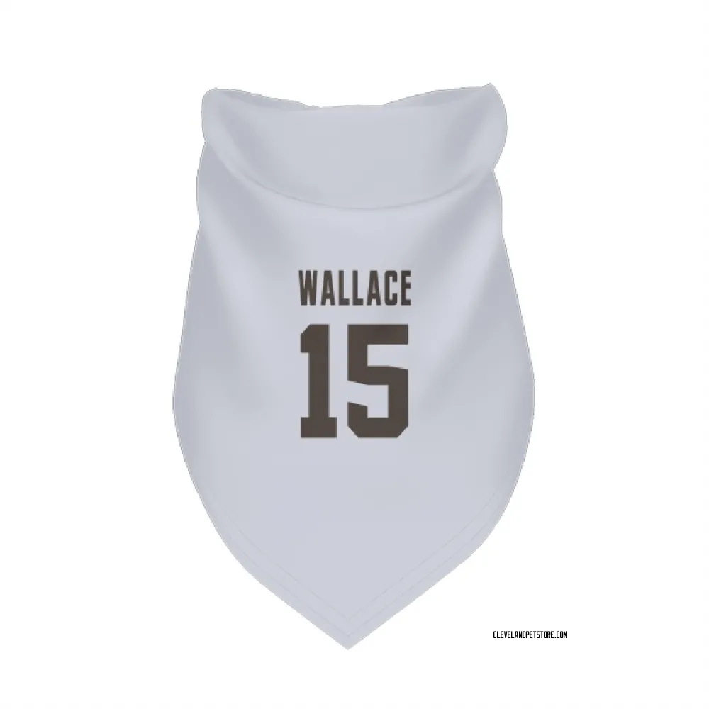 Cleveland Browns Tylan Wallace White Pet Bandana for Dog & Cat