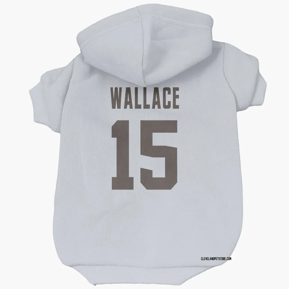 Cleveland Browns Tylan Wallace White Pet Hoodie for Dog & Cat