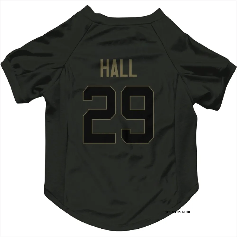 Cleveland Browns Tyler Hall Black Service Pet Jersey for Dog & Cat
