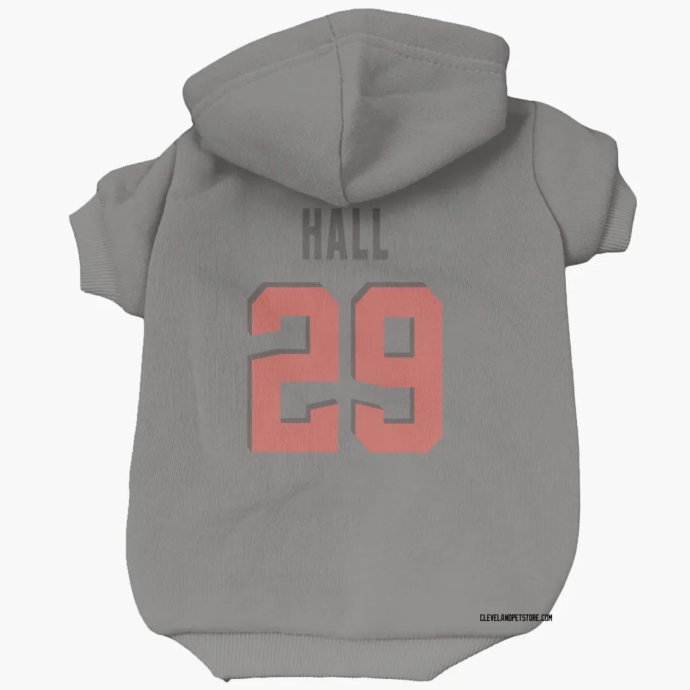 Cleveland Browns Tyler Hall Gray Pet Hoodie for Dog & Cat