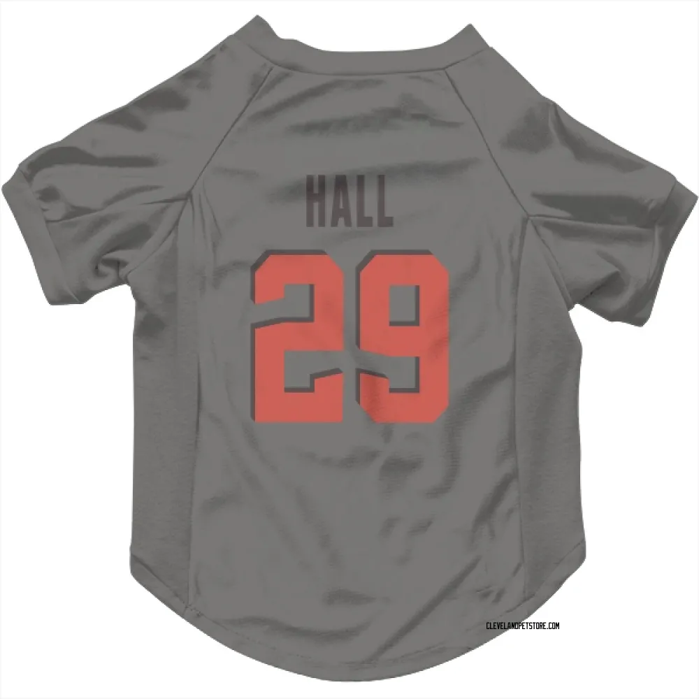 Cleveland Browns Tyler Hall Gray Pet Jersey for Dog & Cat
