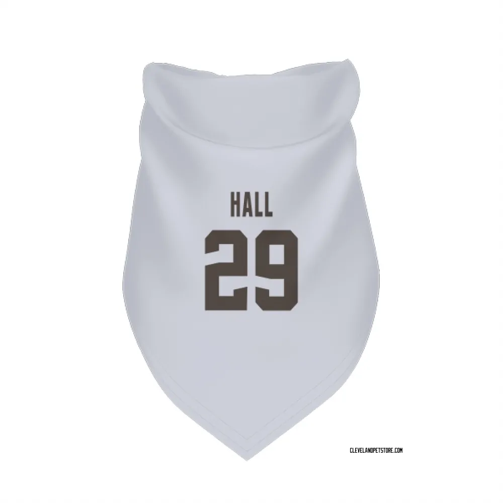 Cleveland Browns Tyler Hall White Pet Bandana for Dog & Cat