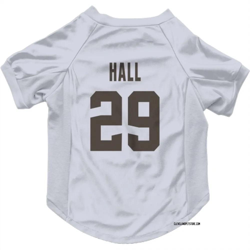 Cleveland Browns Tyler Hall White Pet Jersey for Dog & Cat