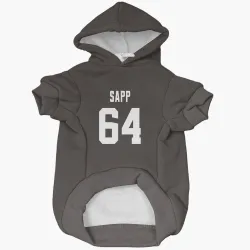 Cleveland Browns Tyreak Sapp Brown Pet Hoodie for Dog & Cat