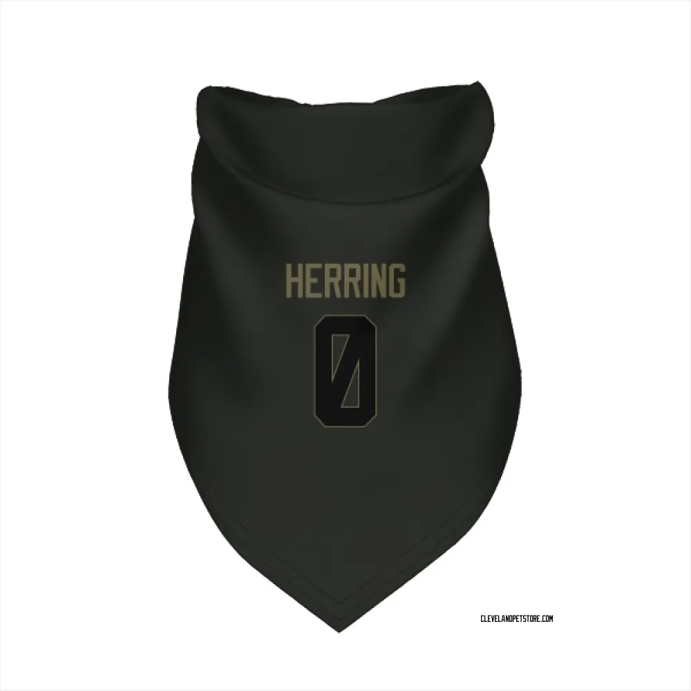 Cleveland Browns Tyron Herring Black Service Pet Bandana for Dog & Cat