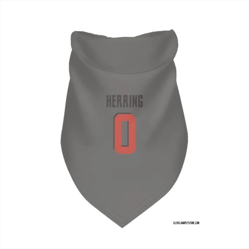 Cleveland Browns Tyron Herring Gray Pet Bandana for Dog & Cat
