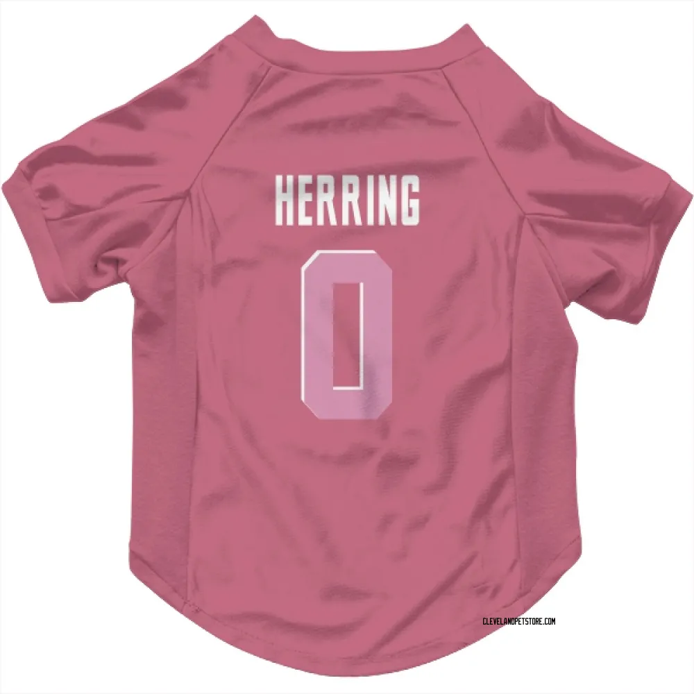 Cleveland Browns Tyron Herring Pink Pet Jersey for Dog & Cat