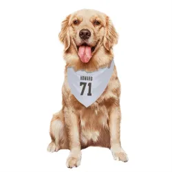 Cleveland Browns Tytus Howard White Pet Bandana for Dog & Cat